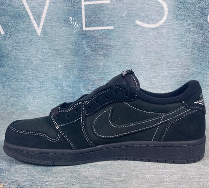 AJ low Travis black stock X authentification ✔️ 1:1 Facture