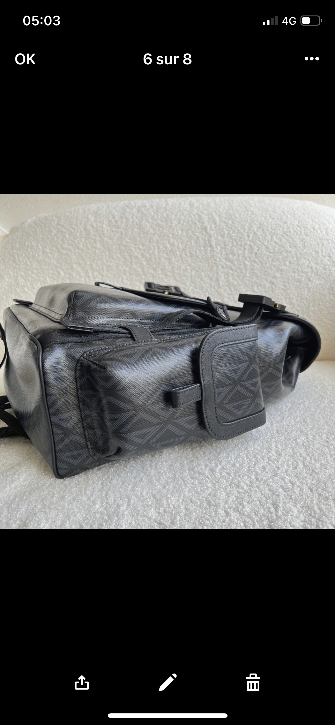 Black CD Backpack invoice