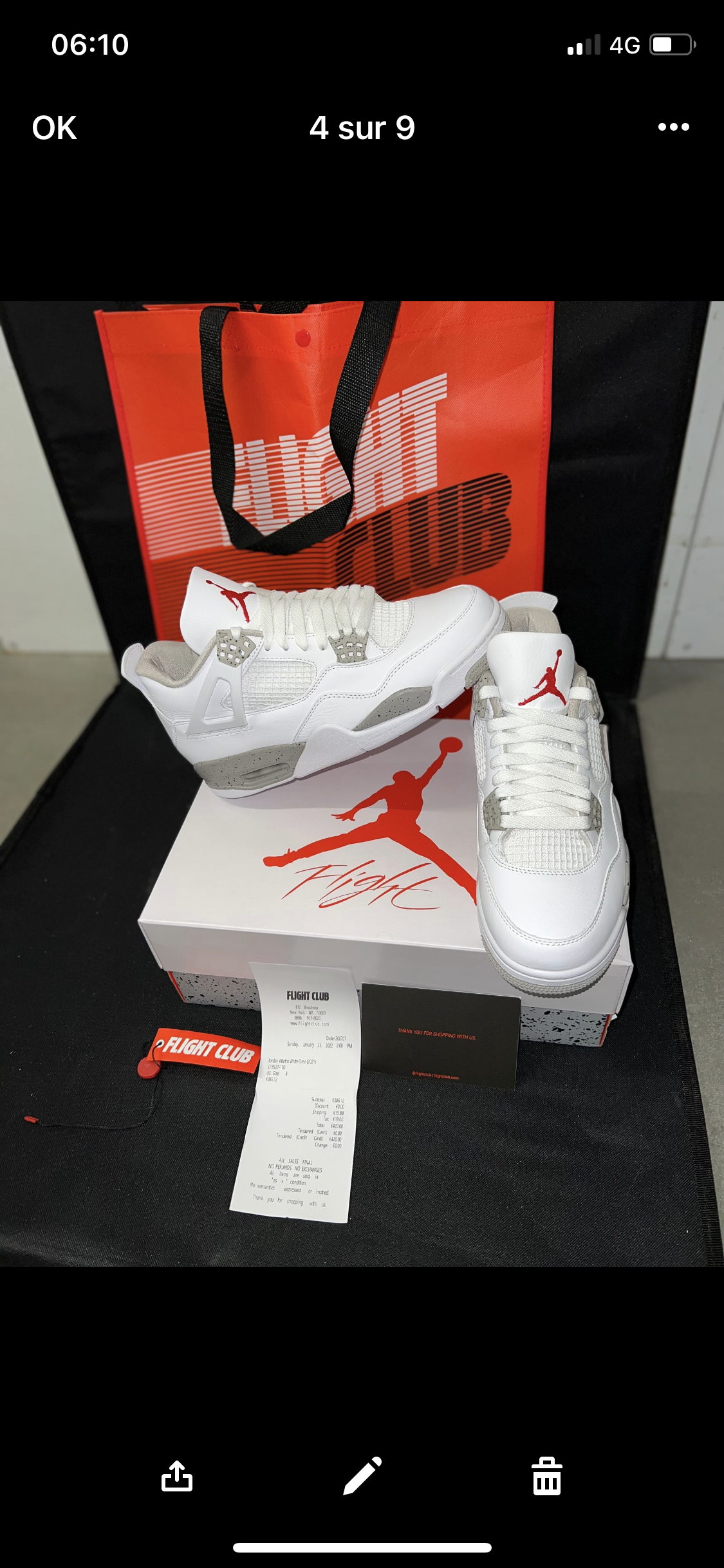 AJ oreo  Flight club Authentification 1:1 ✔️Facture
