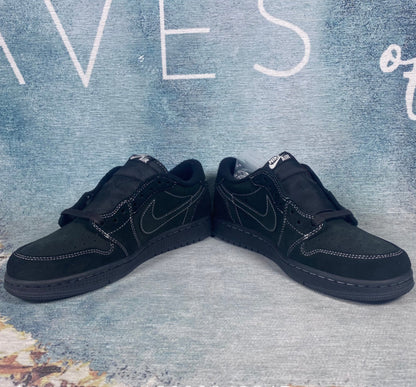 AJ low Travis black stock X authentification ✔️ 1:1 Facture