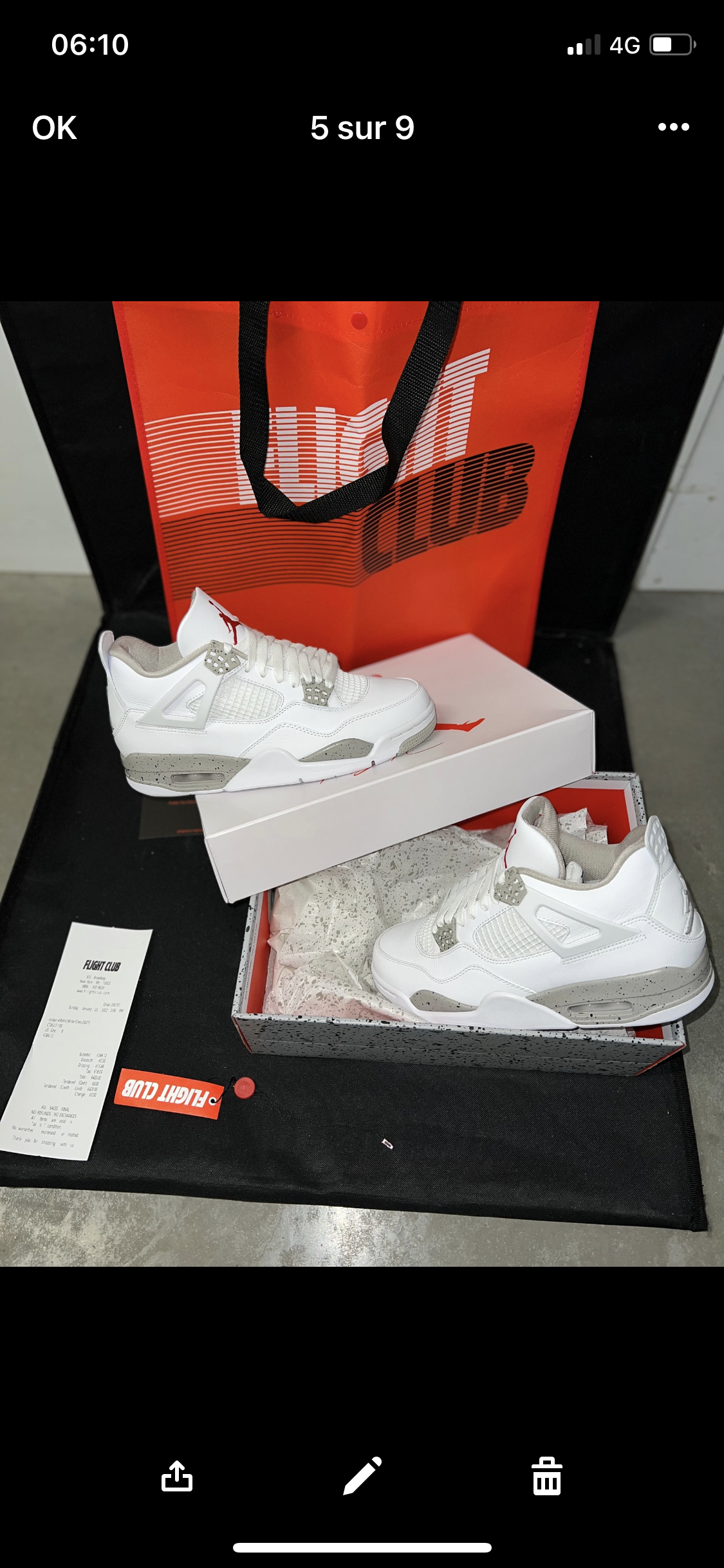 AJ oreo  Flight club Authentification 1:1 ✔️Facture