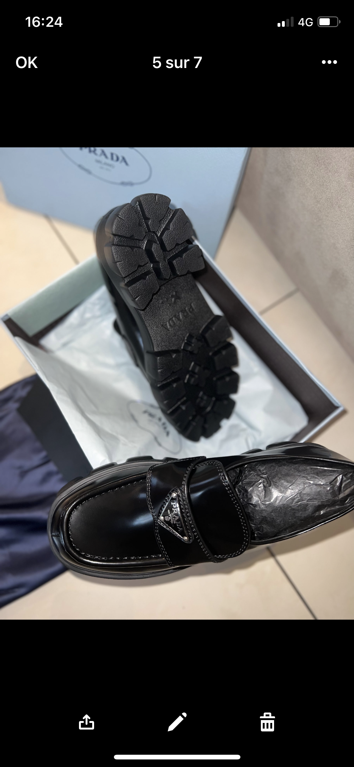 Black Prd invoice loafers