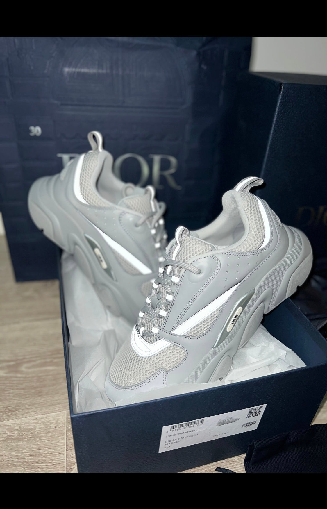 B22 calf mesh grey 2023 facture