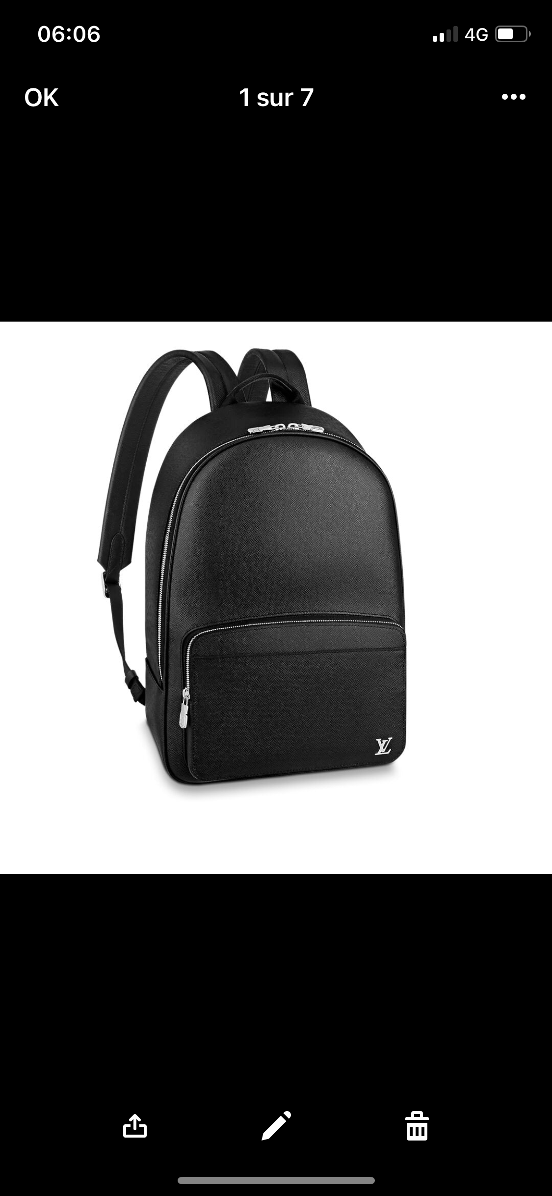 Sac à Dos Lv cuir