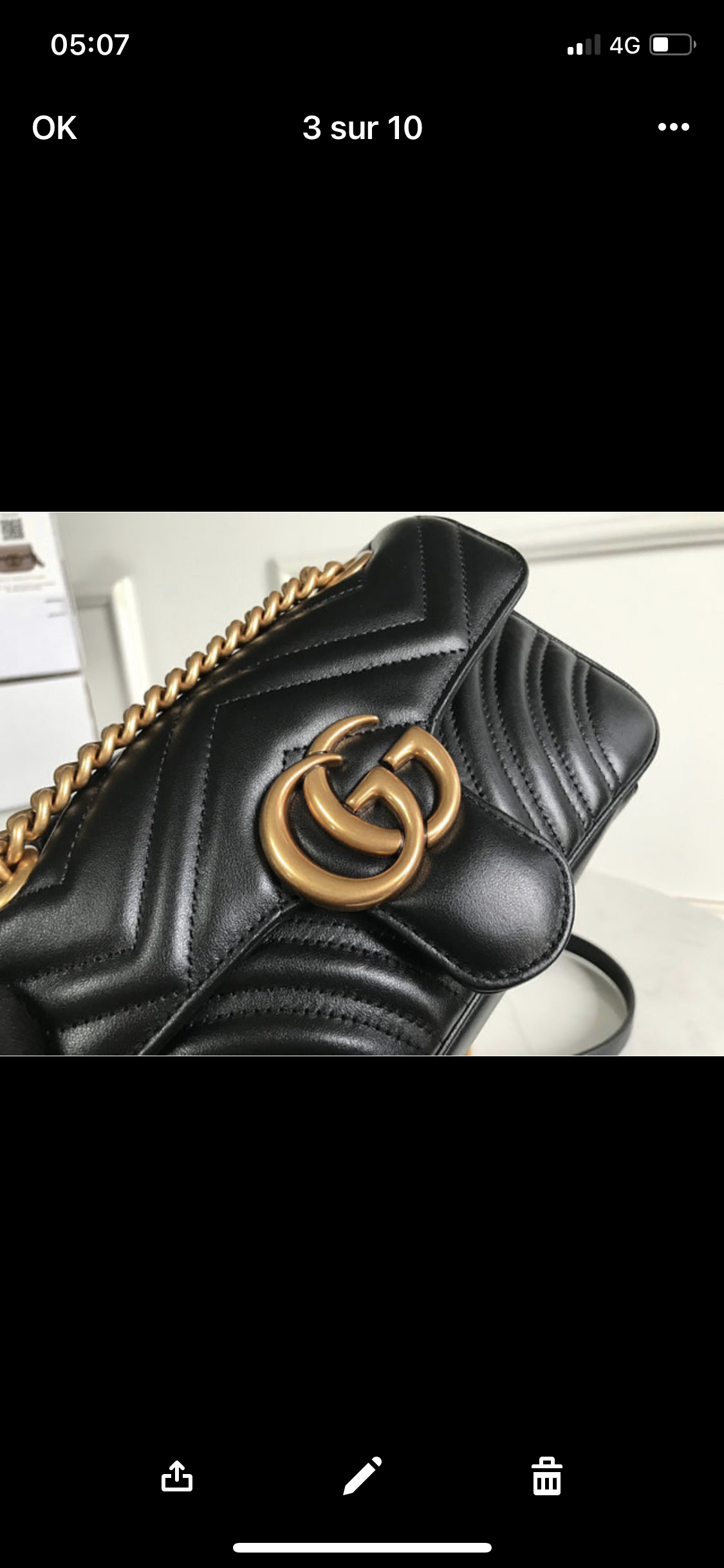 Sac à main Gg marmont facture