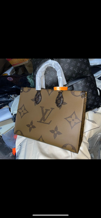 Sac Lv OnTheGo brown facture