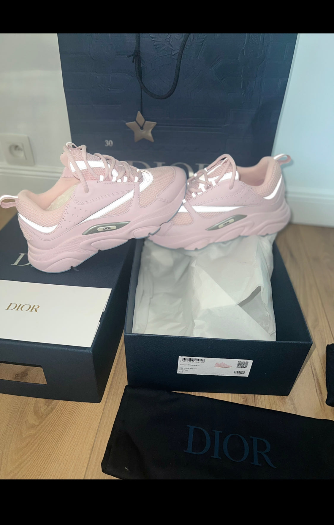 B22 Calf mesh pink 2023 invoice