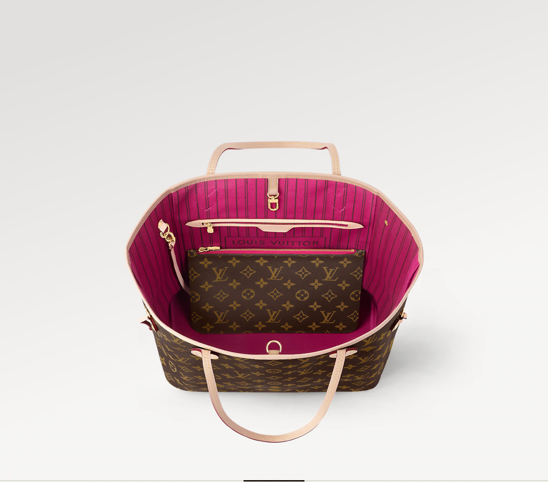 Neverfull MM Innentasche Peony Pink Rechnung