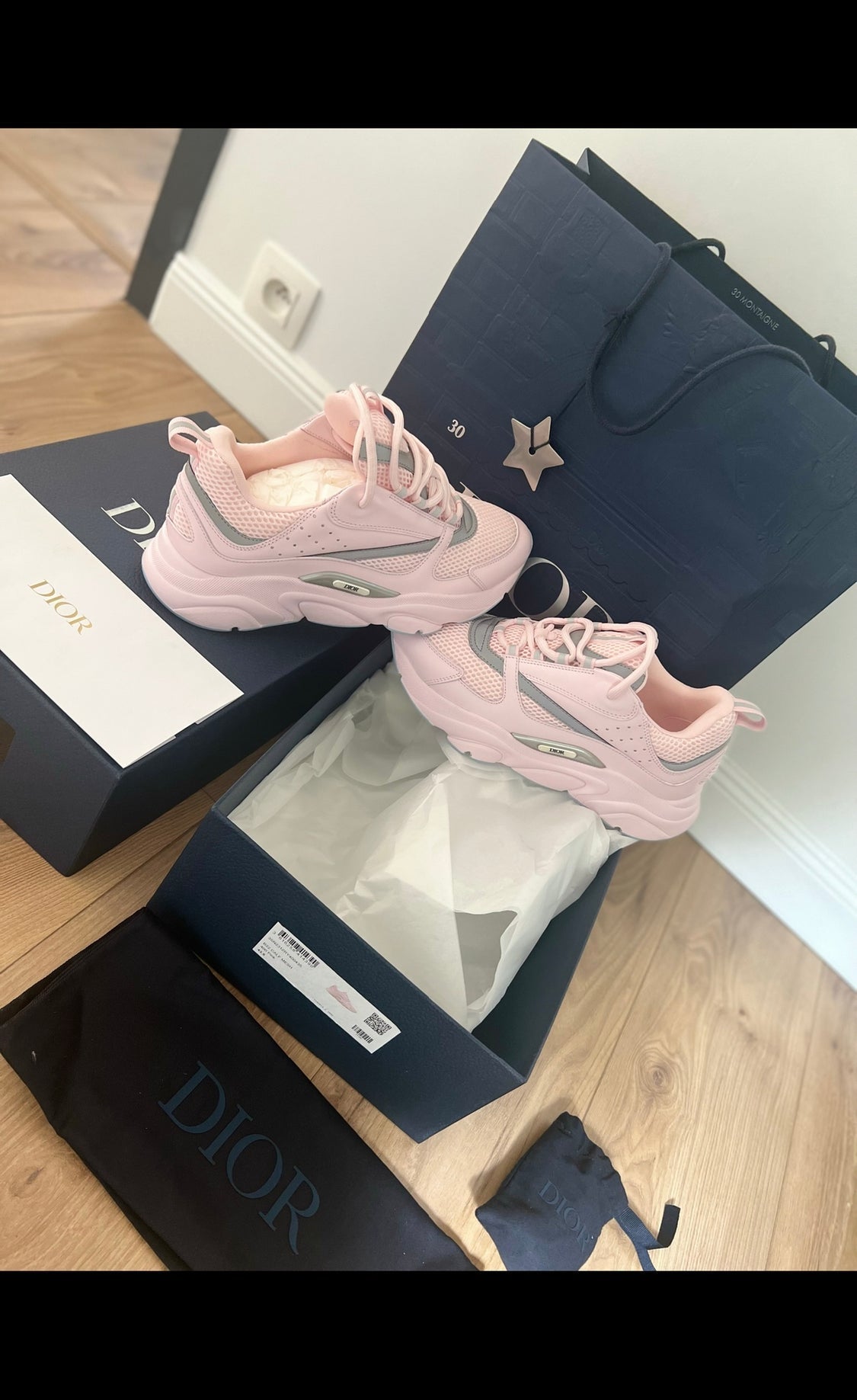 B22 Calf mesh pink 2023 invoice