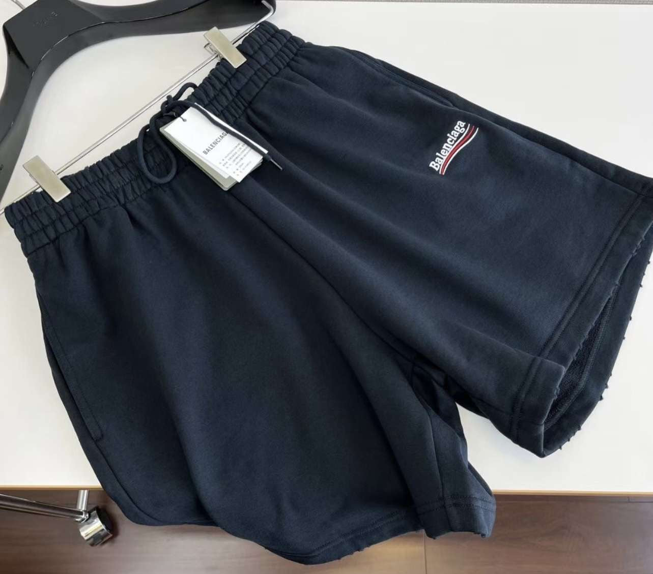 Short blncg coton noir