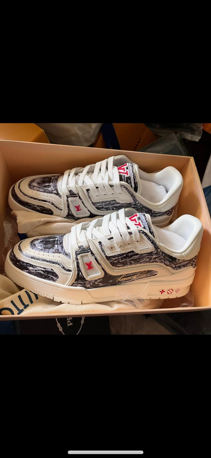 Lv trainers cuir facture