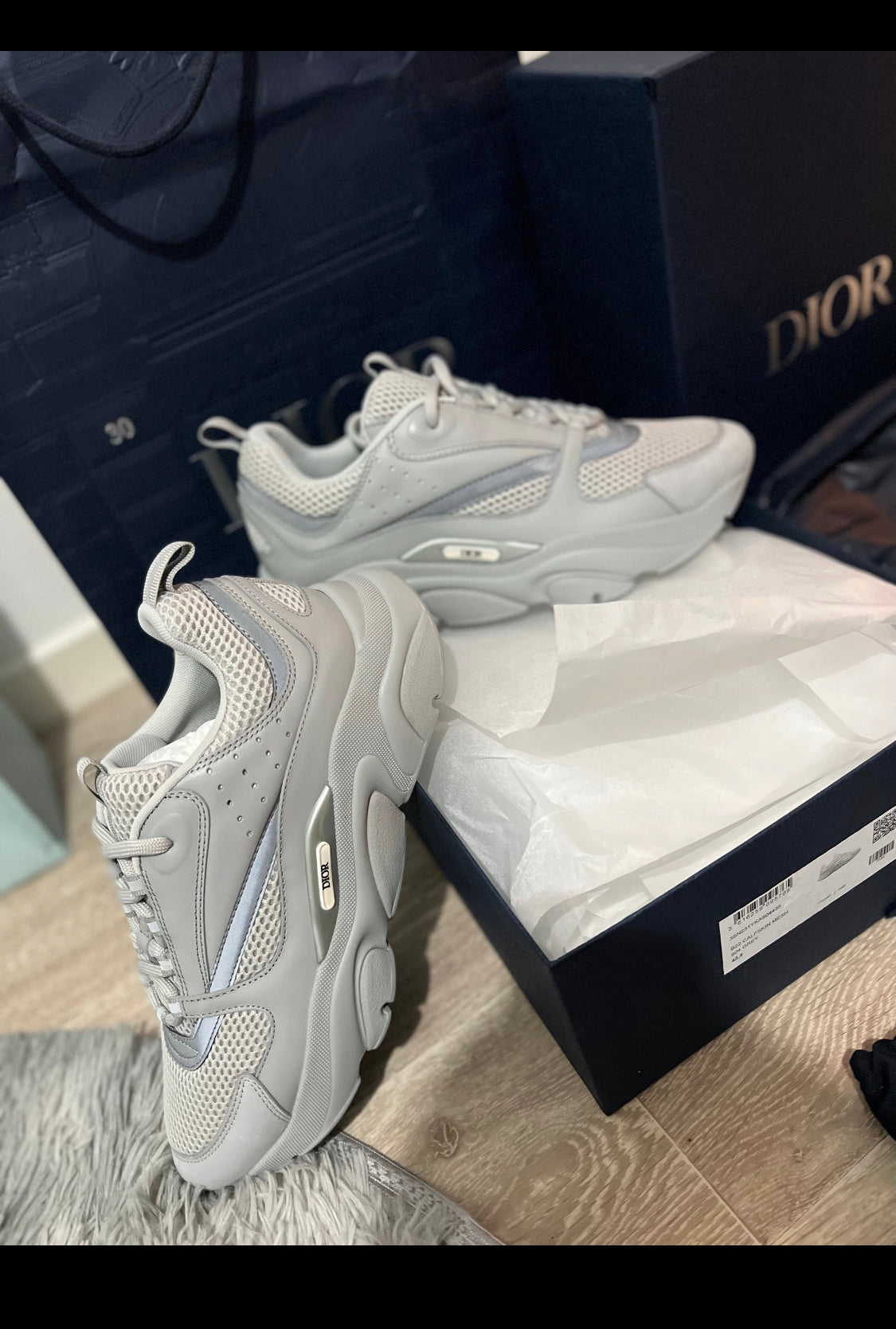 B22 calf mesh grey 2023 facture