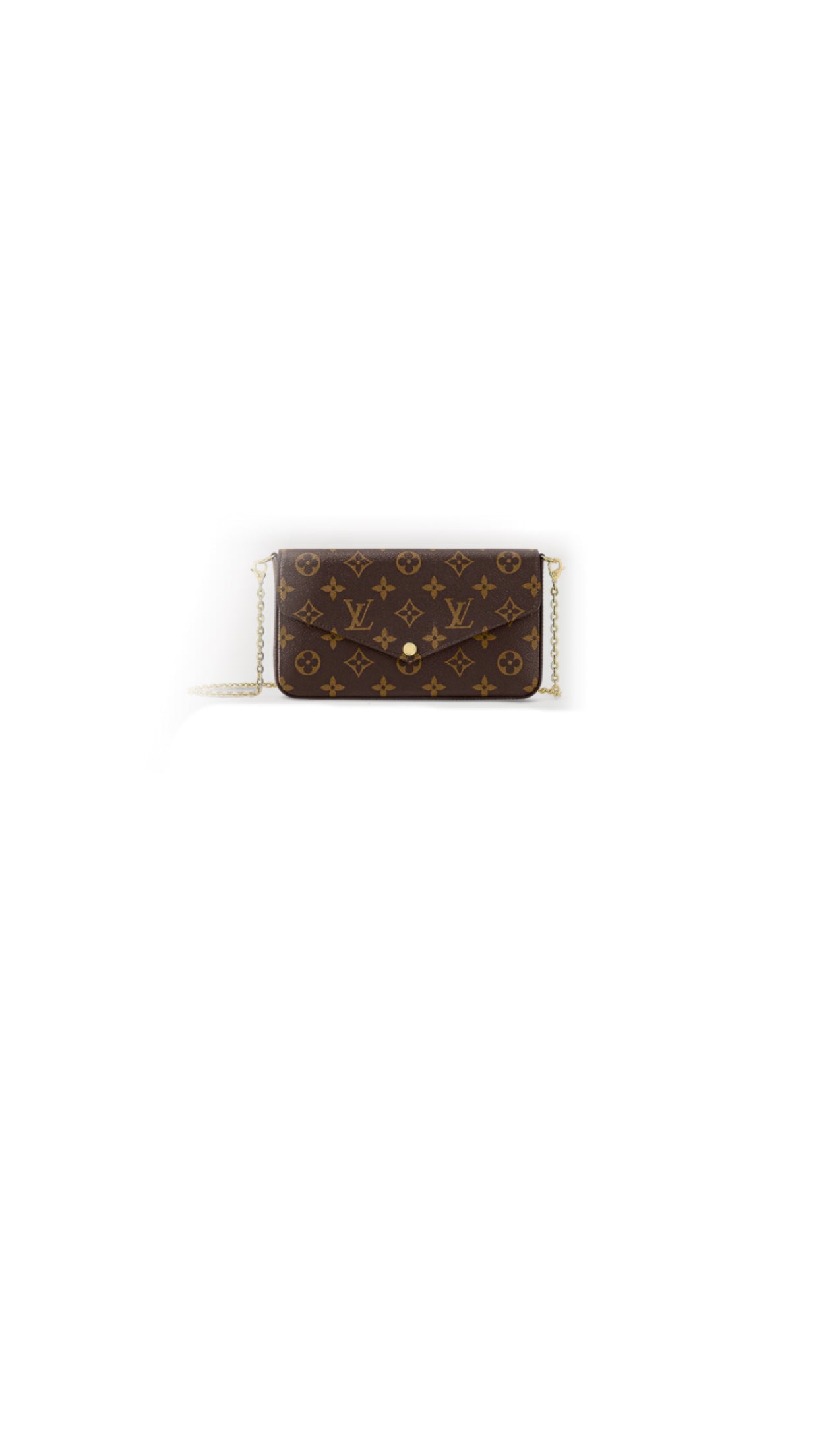 Pochette felicie toile monogram facture