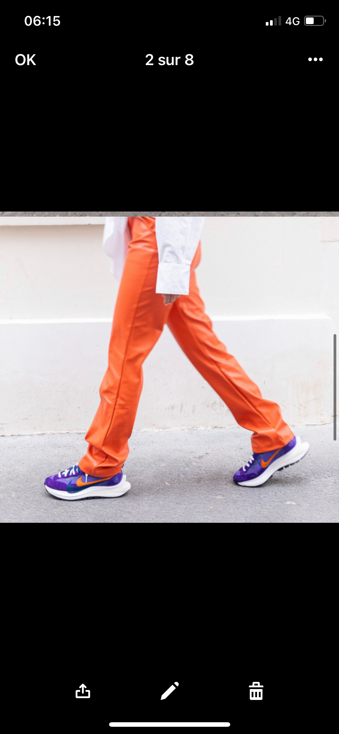 Vaporwaffle Sacai Dark Iris facture stock X Authentification 1:1 ✔️