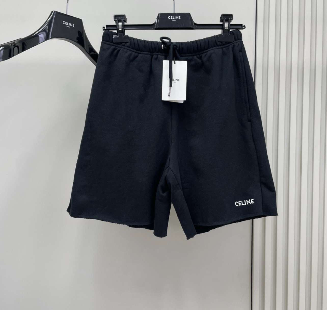 CLN schwarze Baumwollshorts