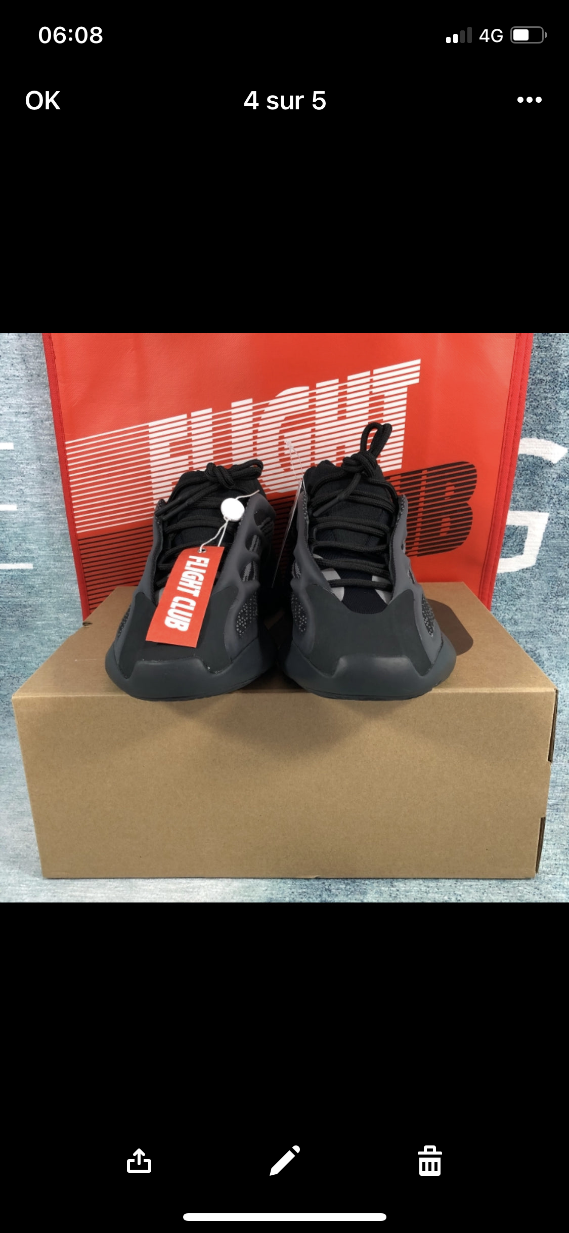 Yz 700 v3 azael black Invoice flight club Authentication ✔️ 1:1