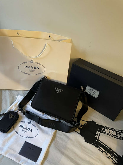 Black nylon PRD bag invoice
