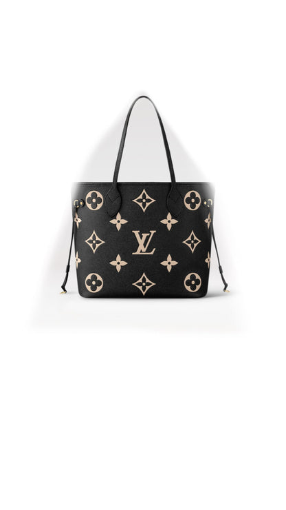 Sac Neverfull MM noir train on facture
