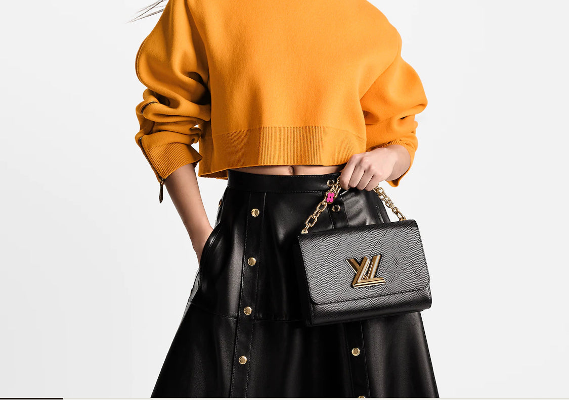 Sac twist MM noir facture