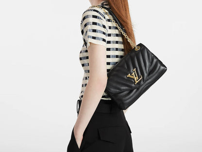 Sac Chain new wave MM Noir facture