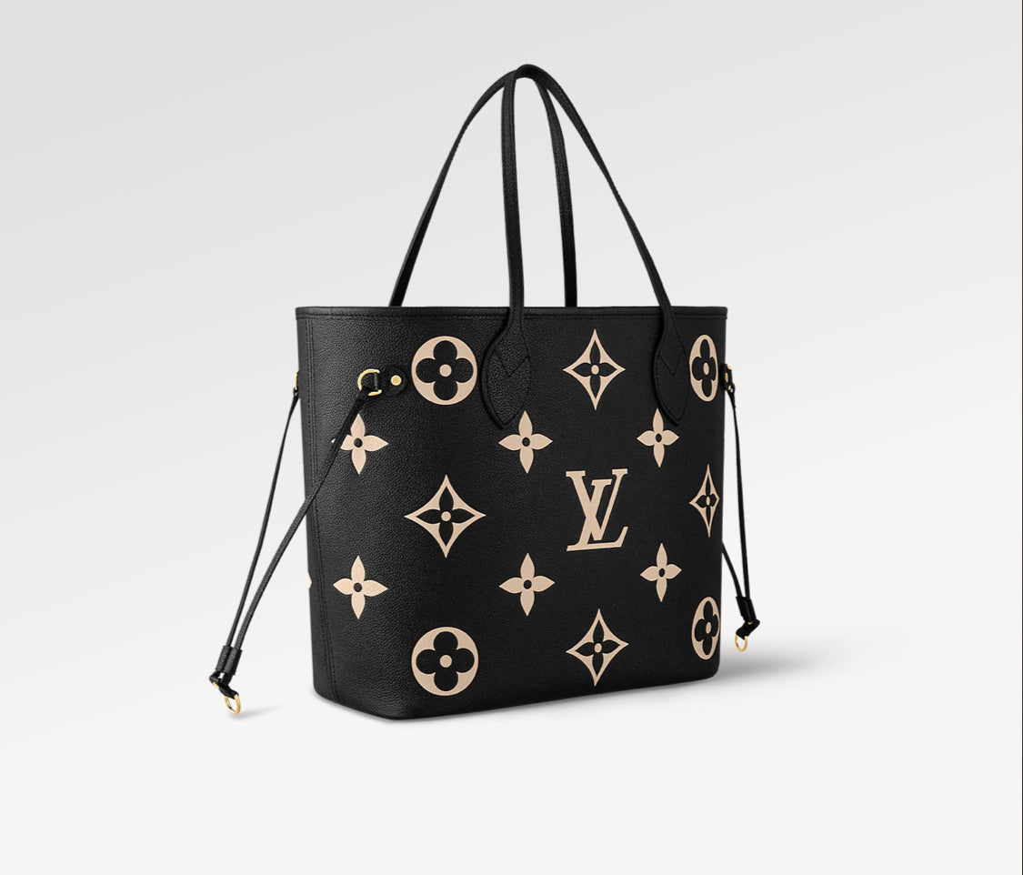 Sac Neverfull MM noir train on facture