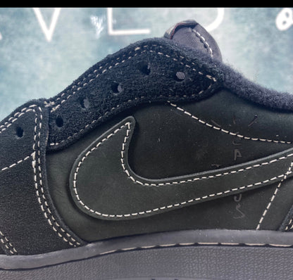 AJ low Travis black stock X authentification ✔️ 1:1 Facture