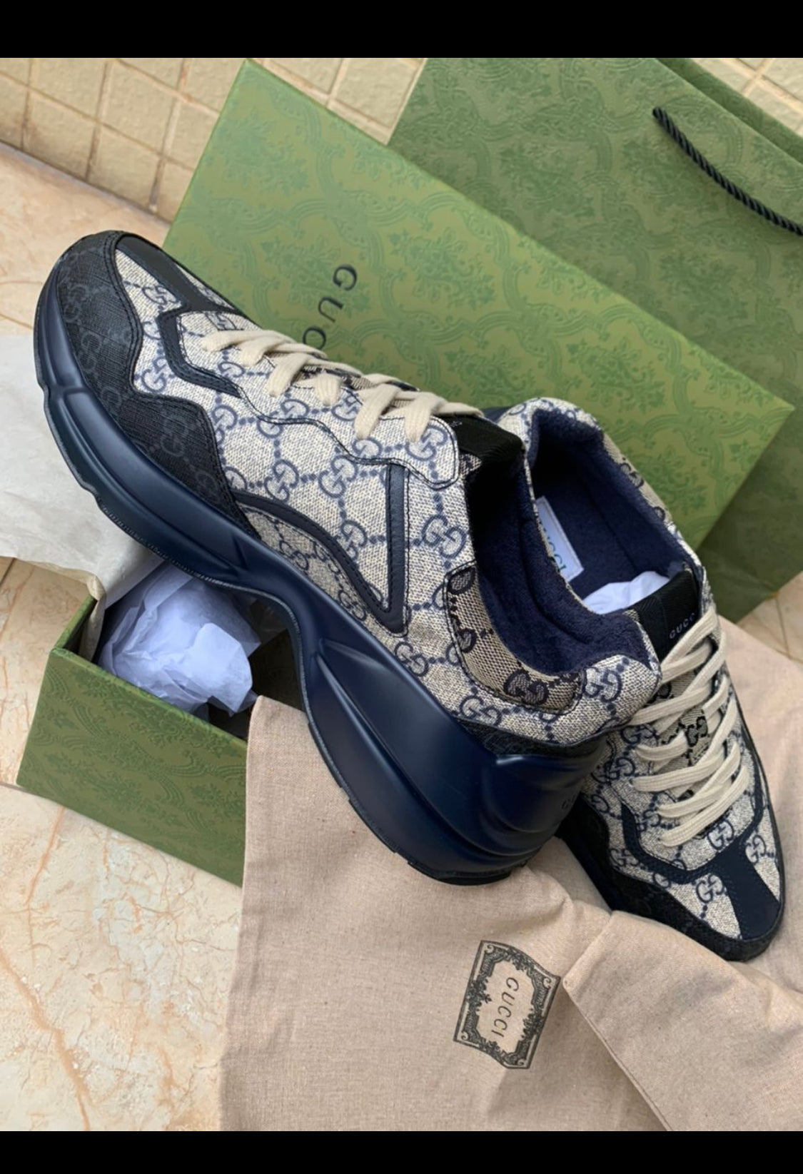 Sneakers Gg Rython facture