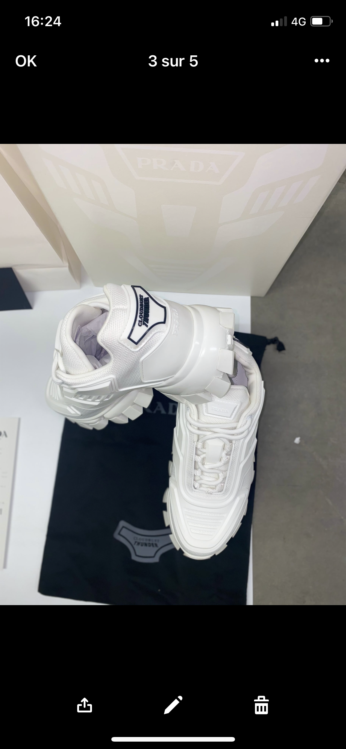 Sneakers Prd cloudbust blanche facture
