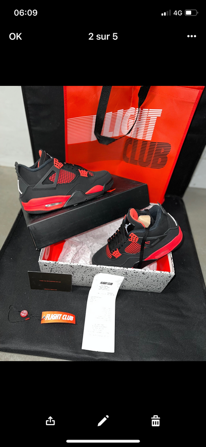 AJ red Thunder Flight club Authentification ✔️ Facture