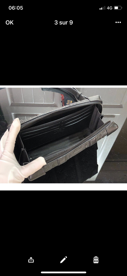 Pochette Trunk noir  facture