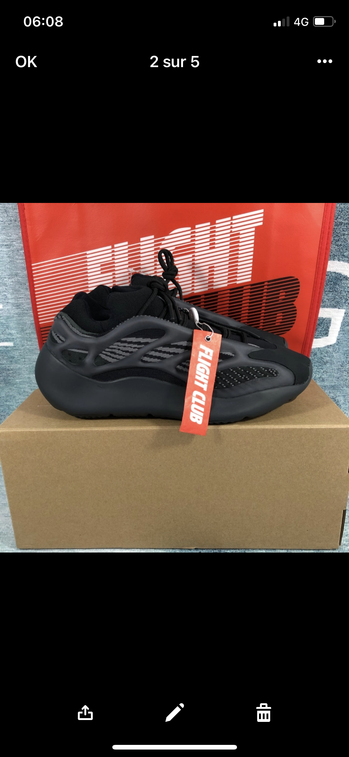Yz 700 v3 azael black Invoice flight club Authentication ✔️ 1:1
