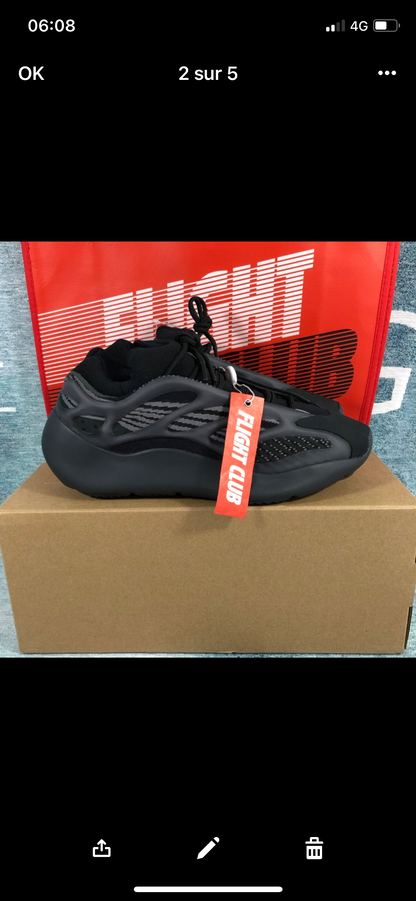 Yz 700 v3 azael black Invoice flight club Authentication ✔️ 1:1