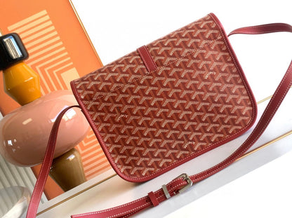Sac Belvédère  red leather facture