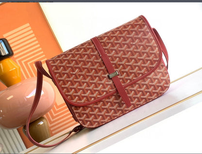 Sac Belvédère  red leather facture