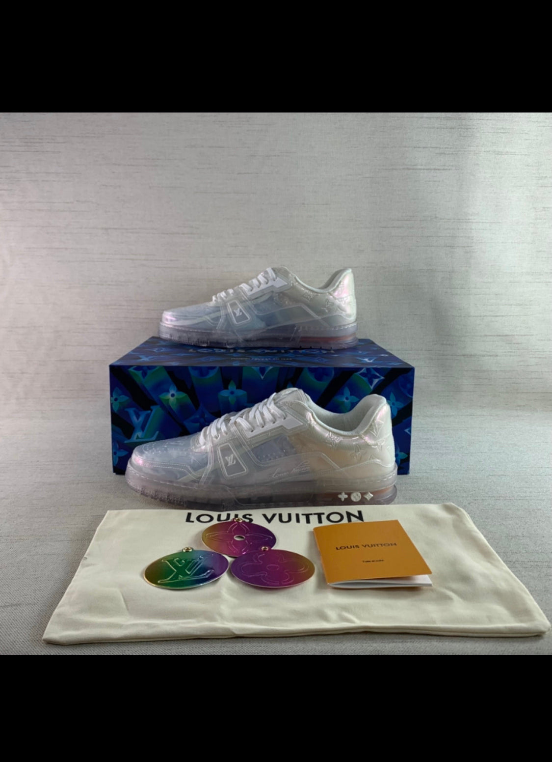 Sneakers Lv trainers transparent facture