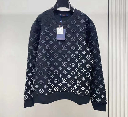 Sweat Lv noir a motif