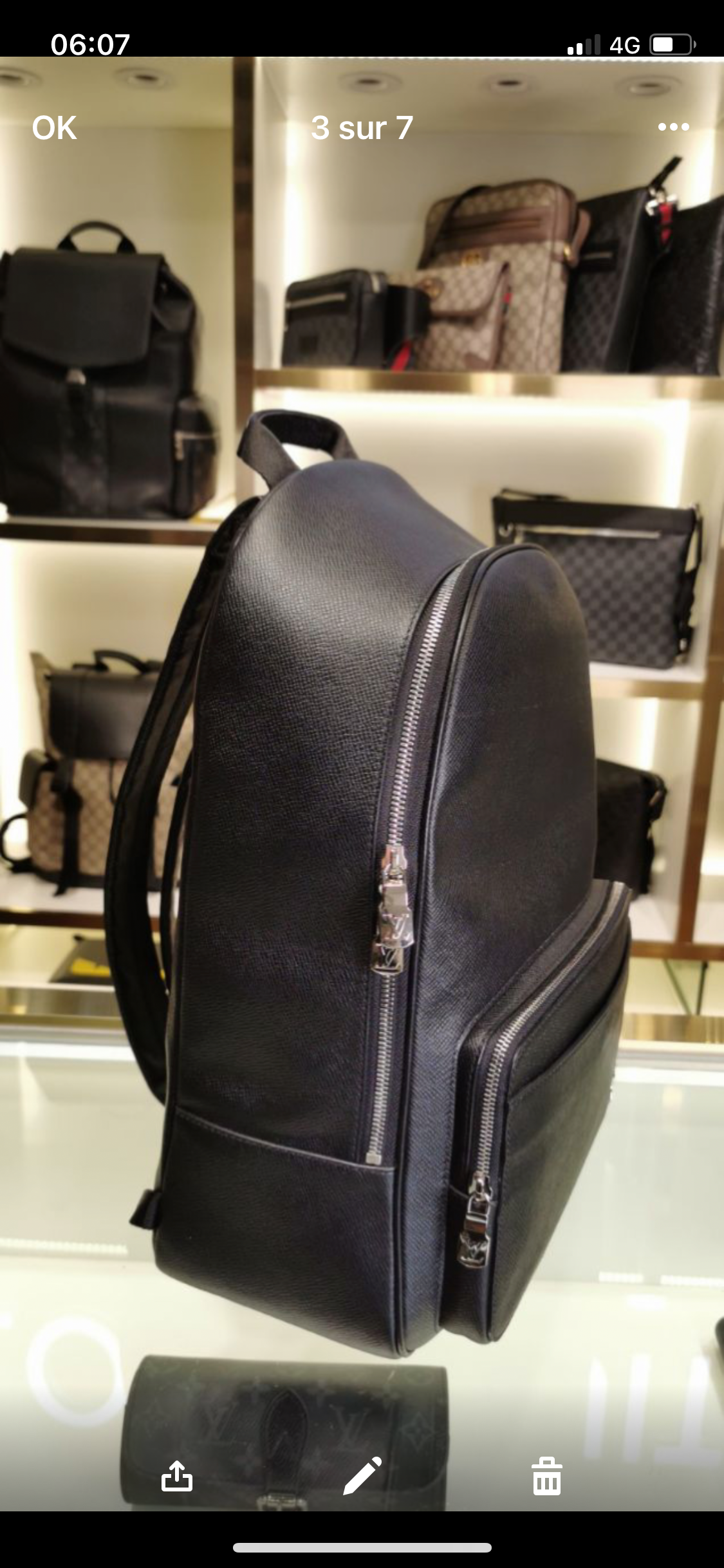 Sac à Dos Lv cuir
