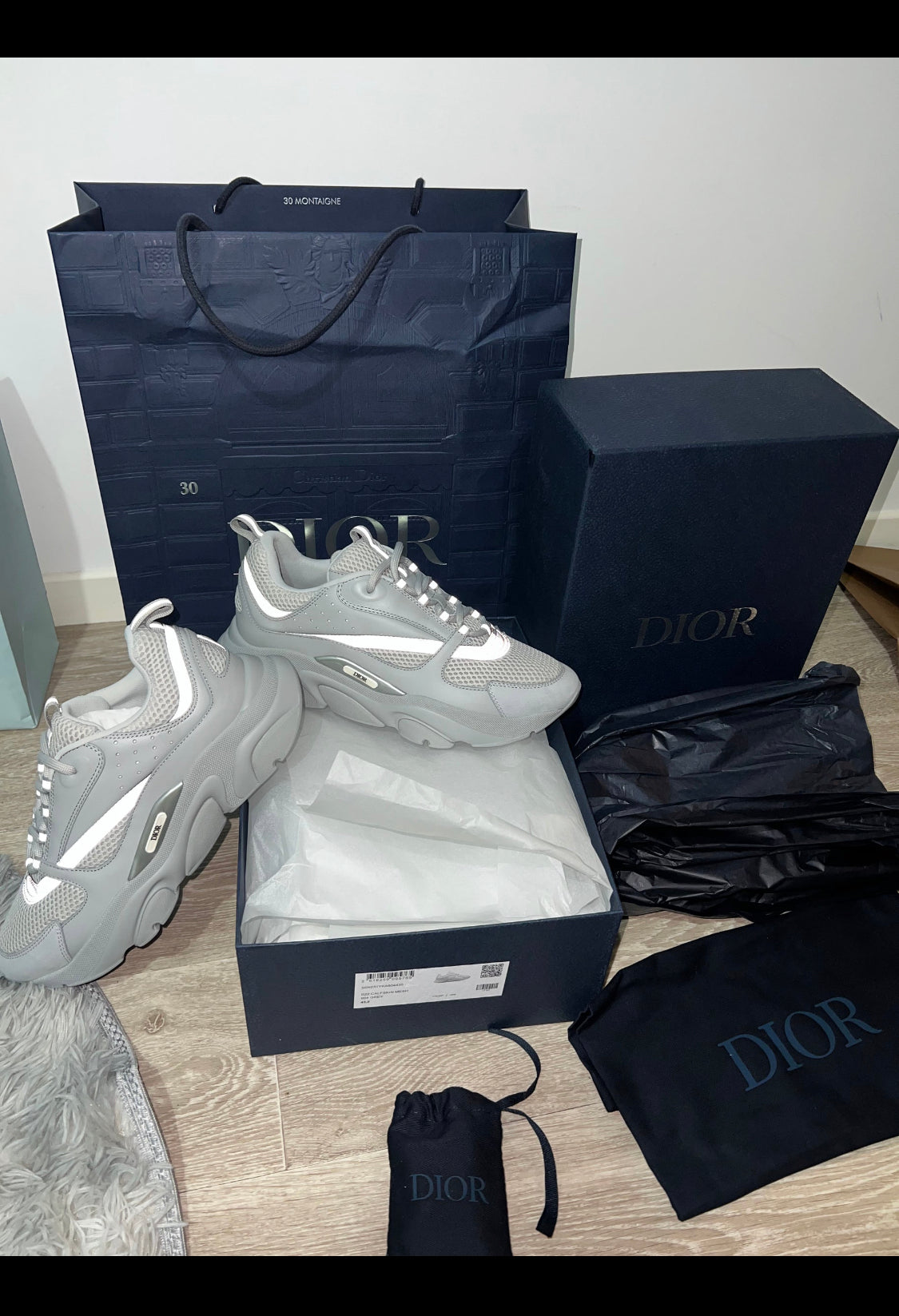B22 calf mesh grey 2023 facture