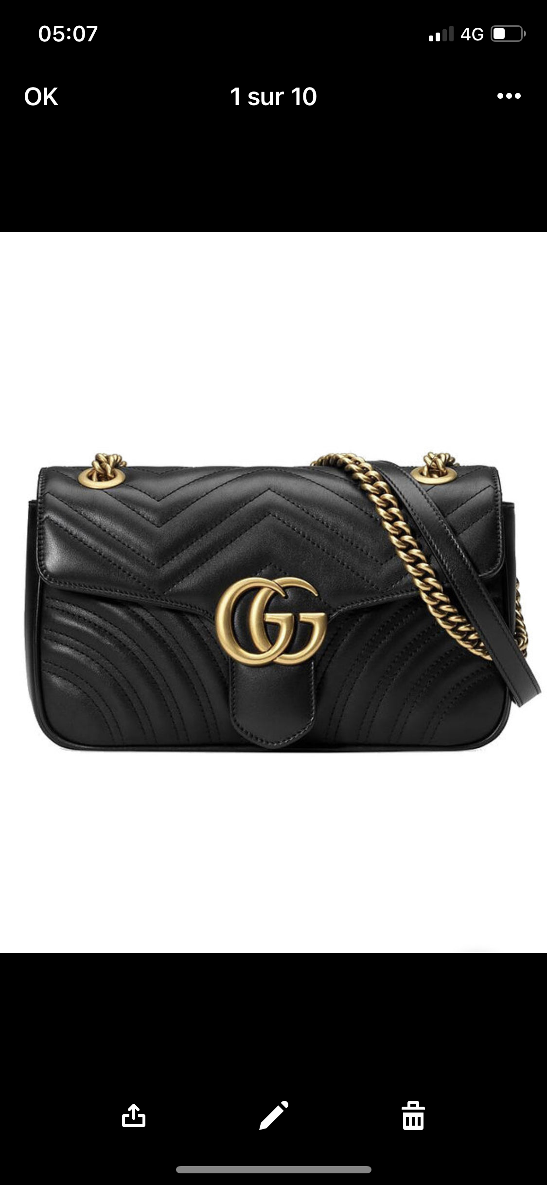 Sac à main Gg marmont facture